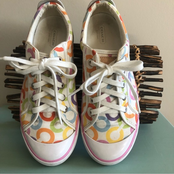 COACH Multi Coloured Barrett Sneakers, 9B